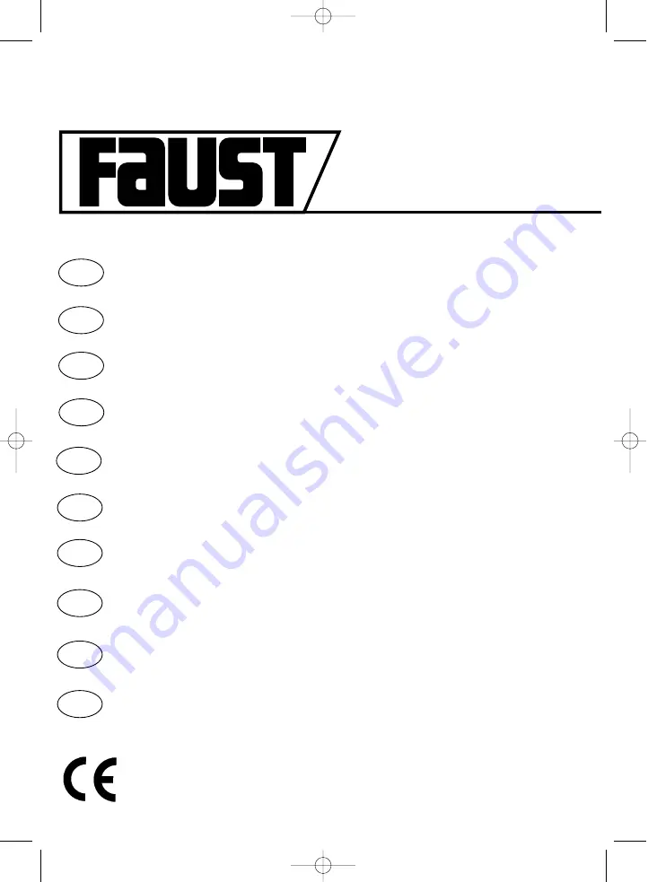 Faust ST 55 E-01 Operating Instructions Manual Download Page 1