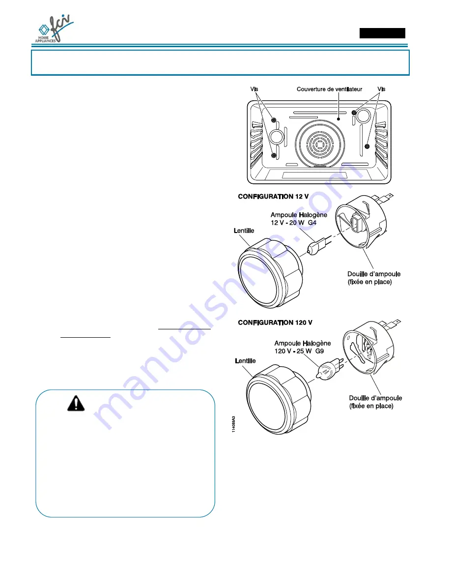 FCI Home Appliances SOVB Use & Care Manual Download Page 60