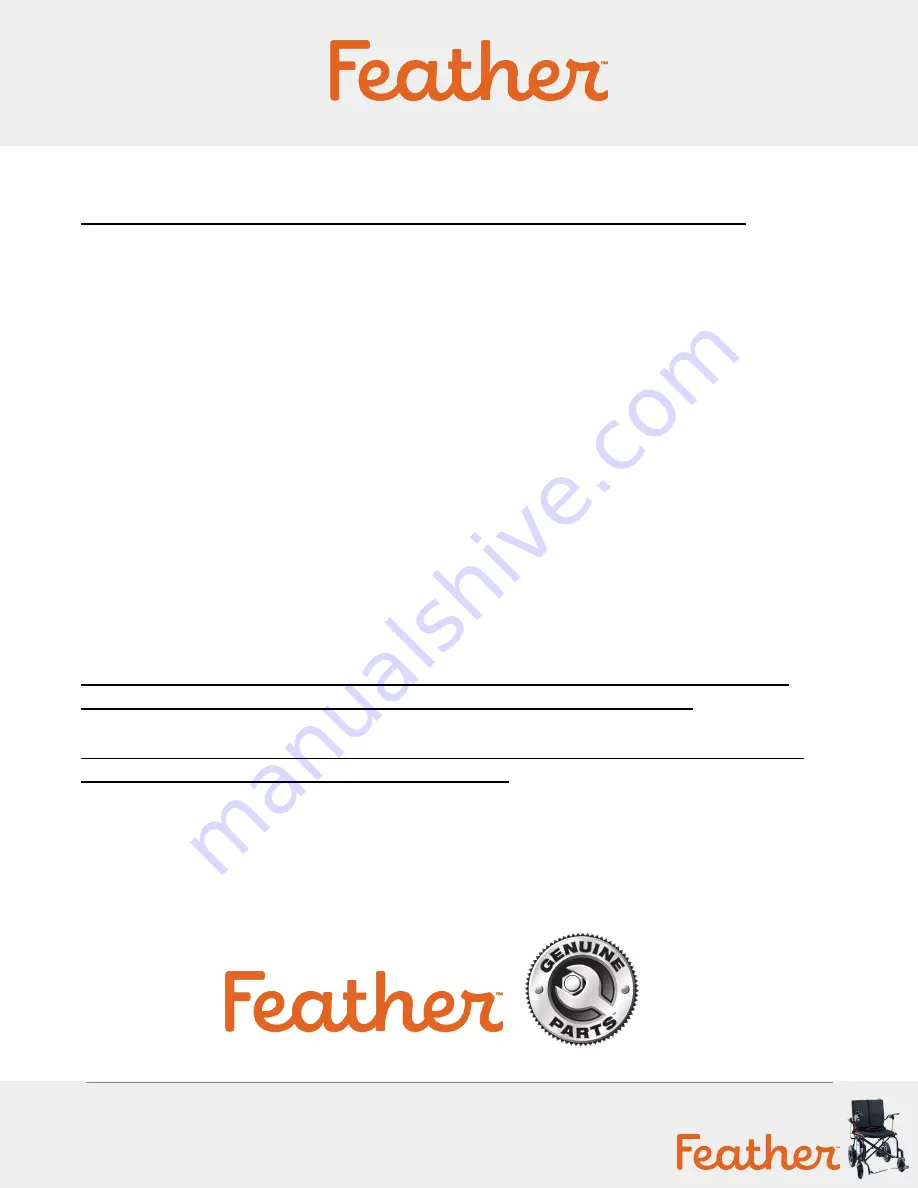 Feather Carbon Fiber 29X Owner'S Manual Download Page 34