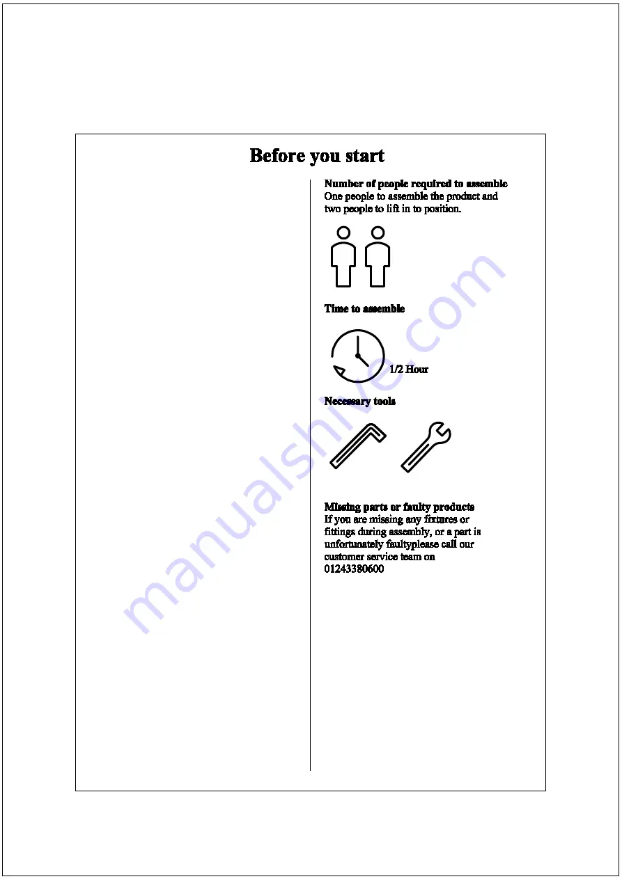 feather&black Salcombe Assembly Instruction Manual Download Page 2