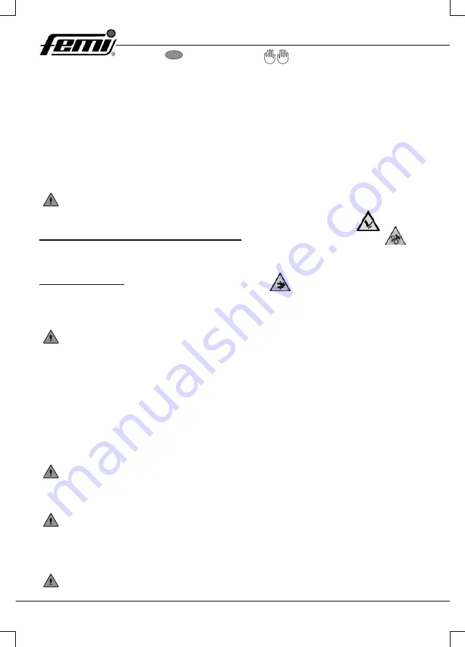 Femi 732 User Manual Download Page 62