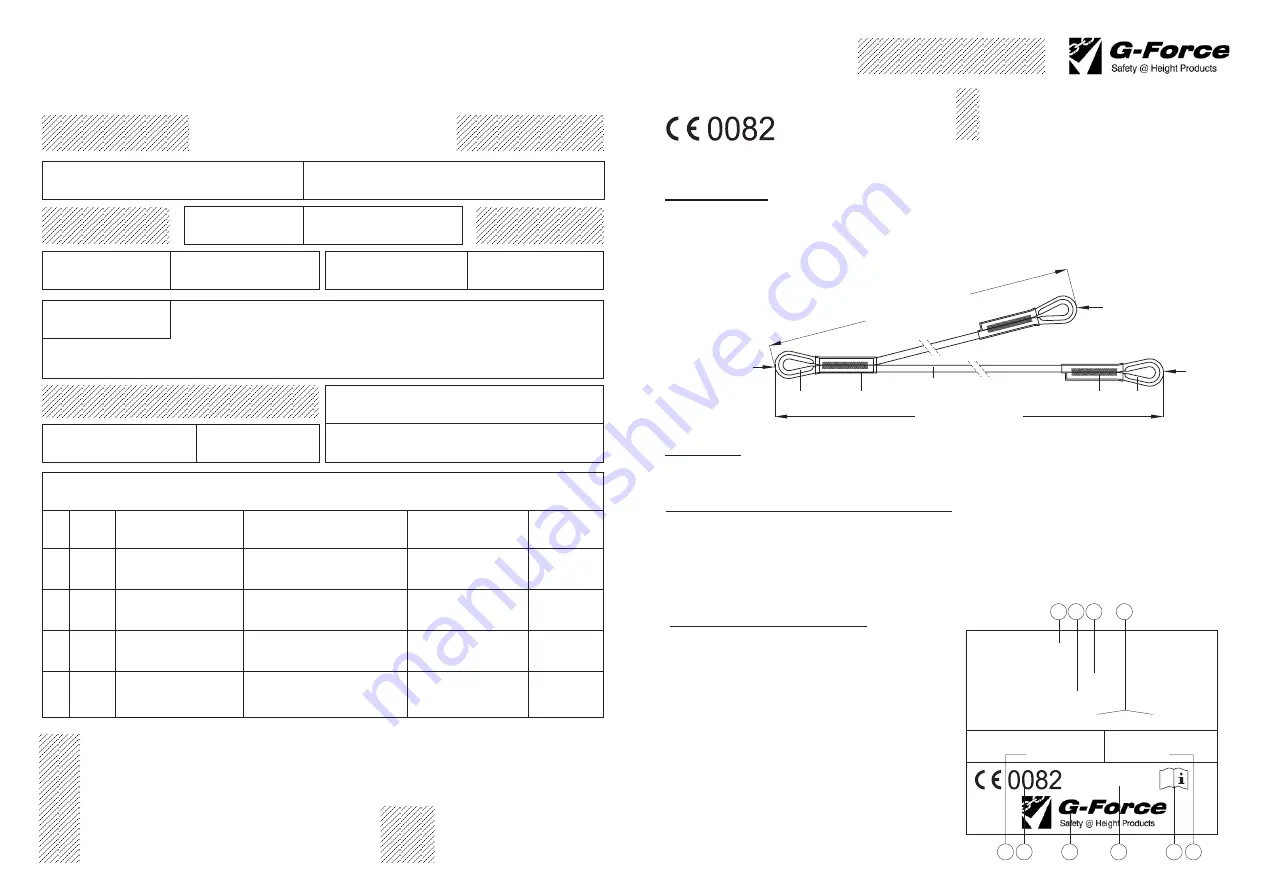 G-Force LB 102 Instruction Manual Download Page 1