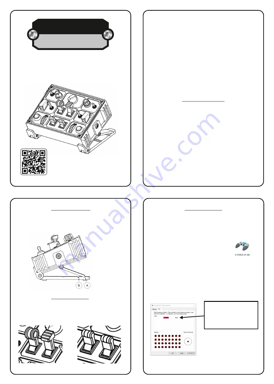 G-Force UNDER CONTROL CP-36S PILOT User Manual Download Page 1