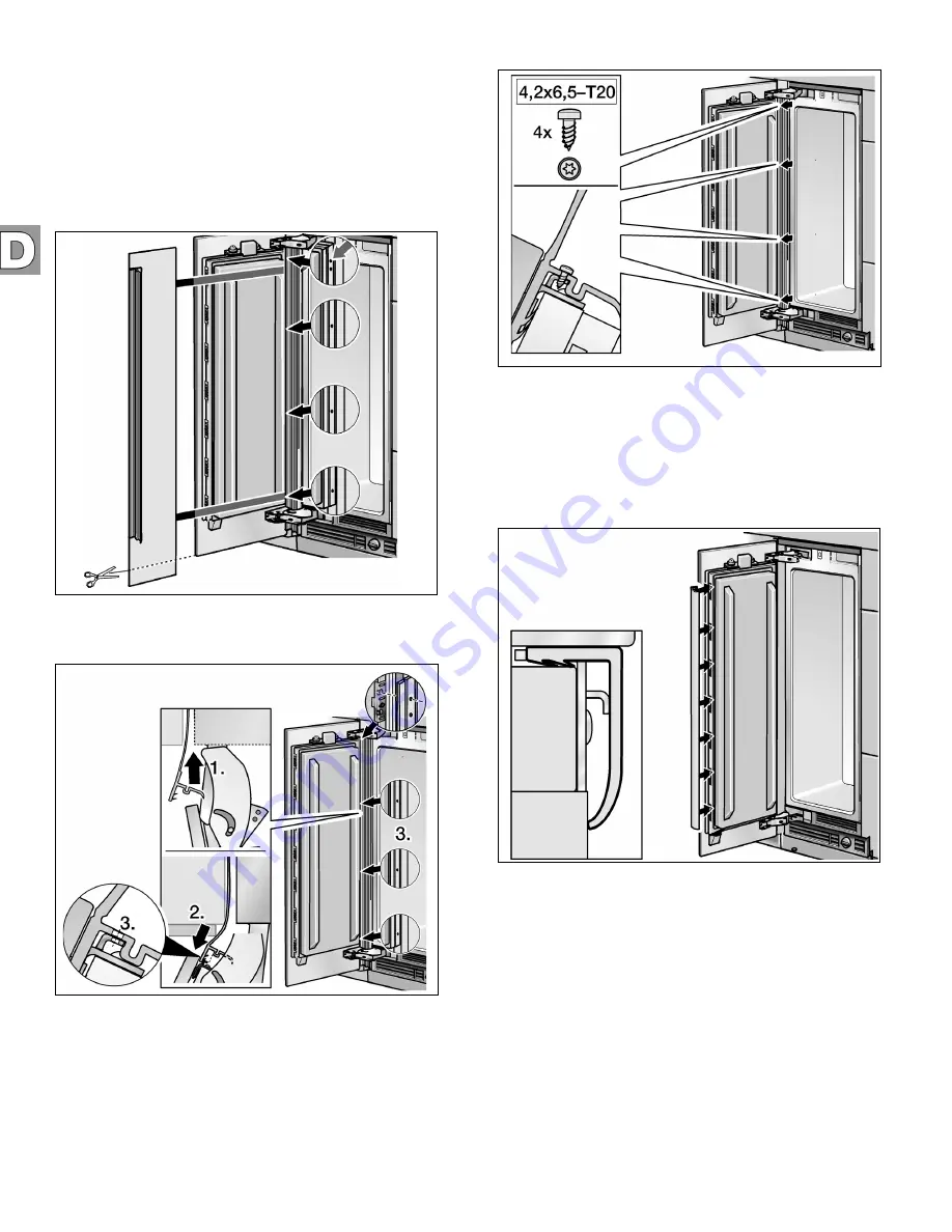 Gaggenau RF 461 Installation Instructions Manual Download Page 38