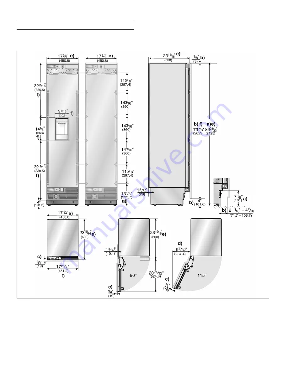 Gaggenau RF 461 Installation Instructions Manual Download Page 54