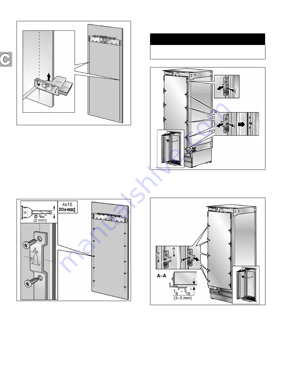 Gaggenau RF 461 Installation Instructions Manual Download Page 78