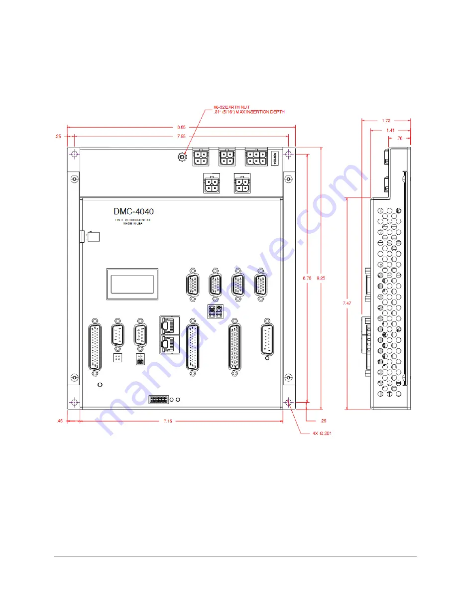 Galil Motion Control DMC-40 0 Series Installation Manual Download Page 11