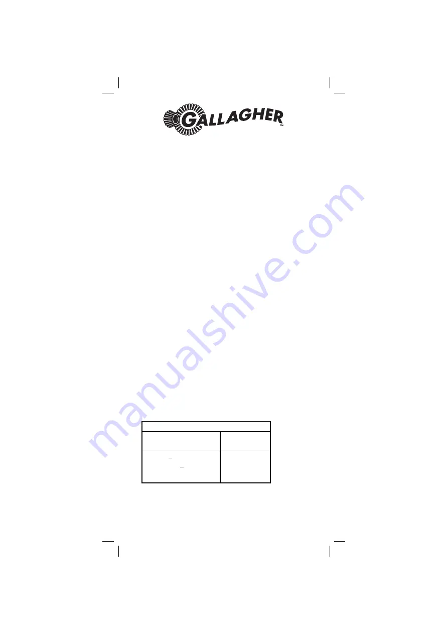 Gallagher PowerBox Manual Download Page 33