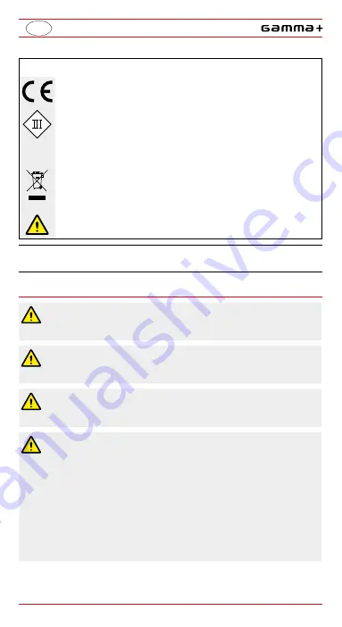 Gamma Piu CYBORG User Manual Download Page 61