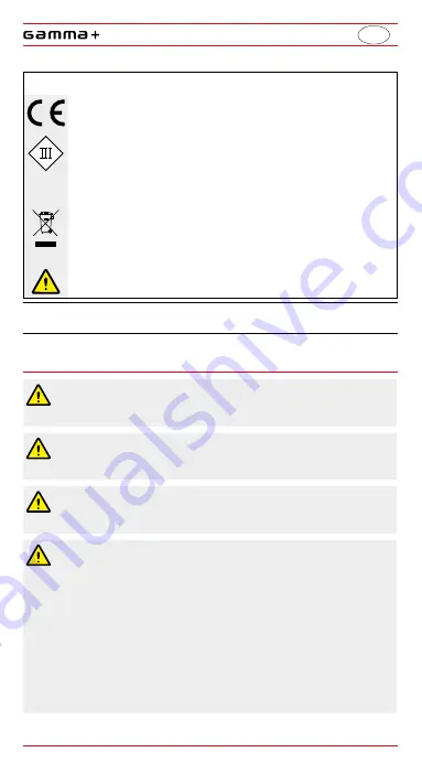 Gamma Piu CYBORG User Manual Download Page 84