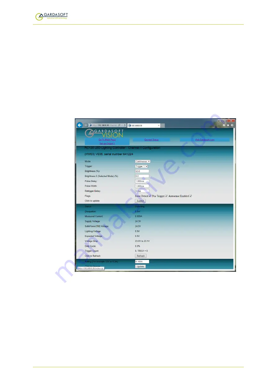 GARDASOFT RC100 User Manual Download Page 24