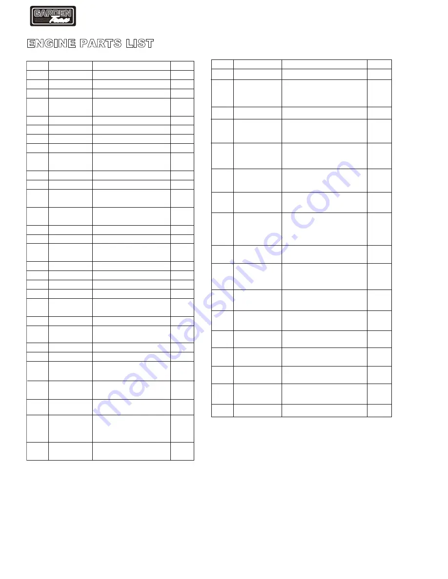 Garden Trax GTW33 Instructions Manual Download Page 22