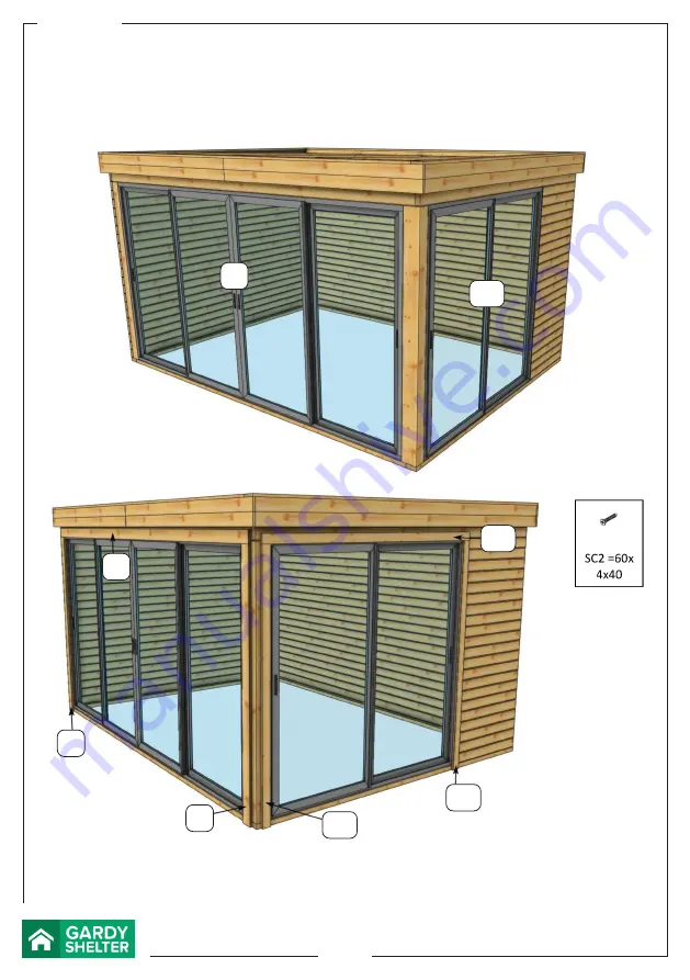 GARDY SHELTER 28022 Assembly Instructions Manual Download Page 21