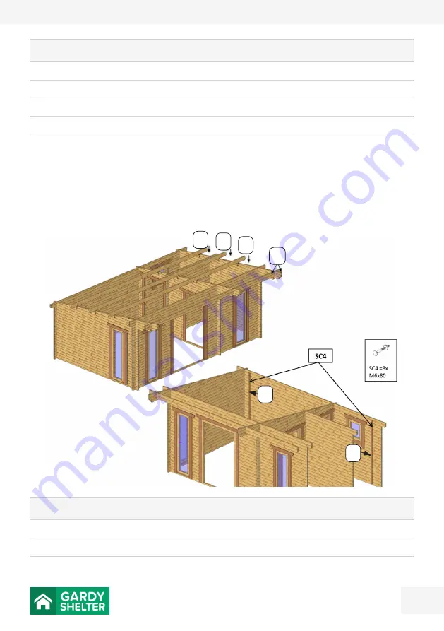 GARDY SHELTER 553540 Assembly Instructions Manual Download Page 77