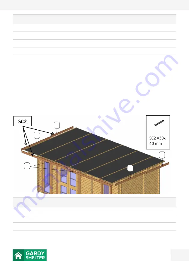 GARDY SHELTER 553540 Assembly Instructions Manual Download Page 82