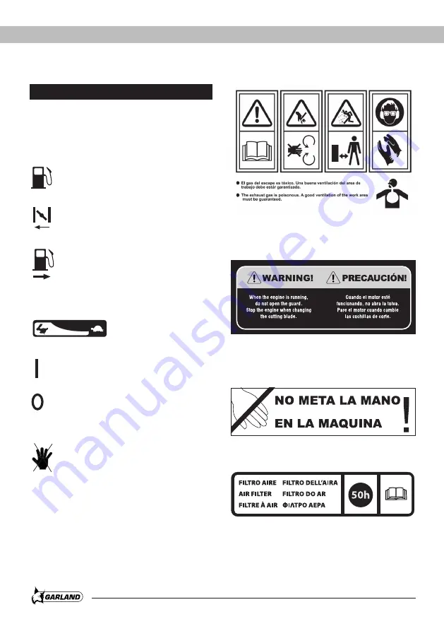 Garland CHIPPER 1190 TQG Instruction Manual Download Page 80