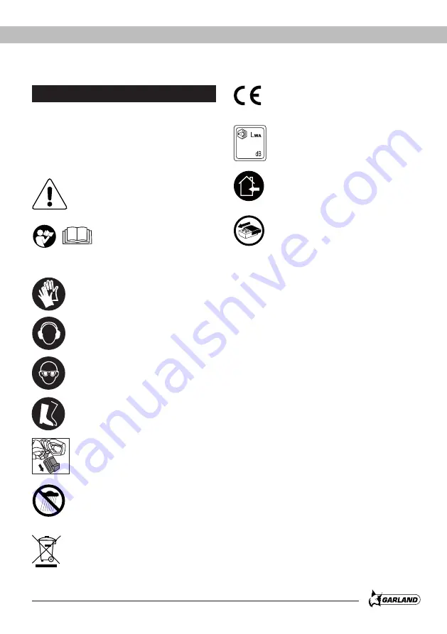 Garland SET KEEPER 20V 252 Instruction Manual Download Page 89