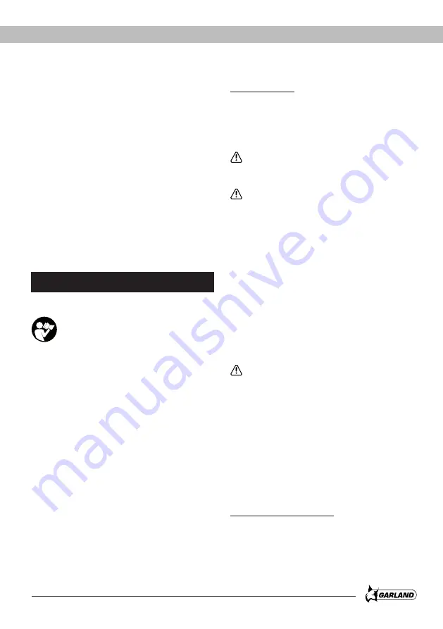 Garland SET KEEPER40V 552 Instruction Manual Download Page 63