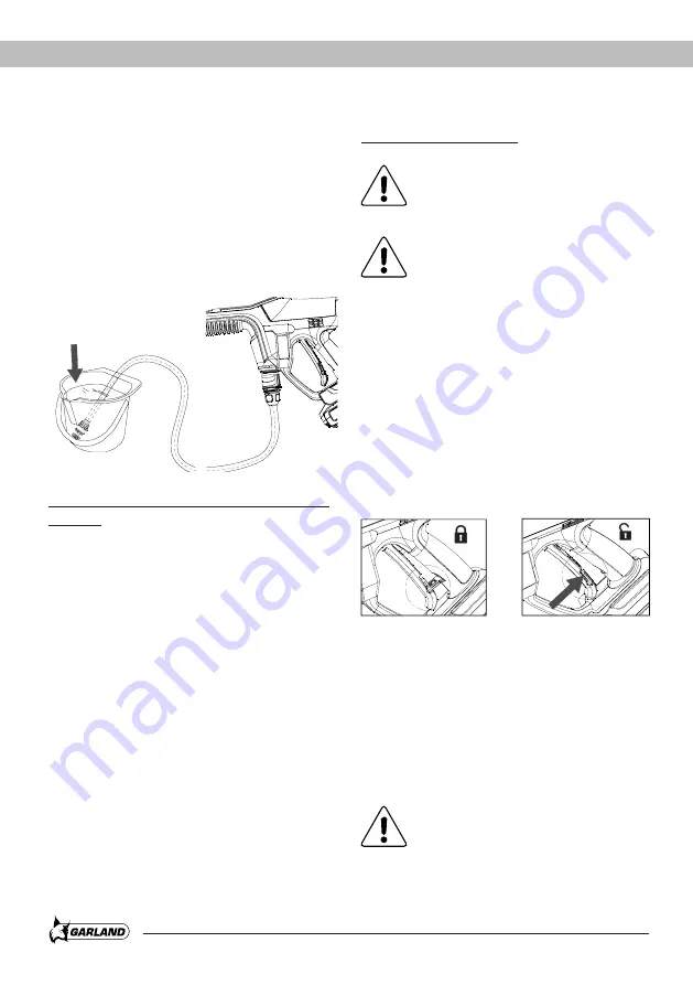 Garland ULTIMATE KEEPER 20V 140 Instruction Manual Download Page 48