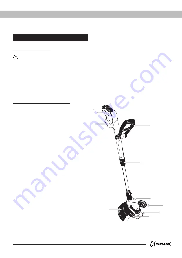 Garland XTRIM KEEPER 20V 255 Instruction Manual Download Page 29