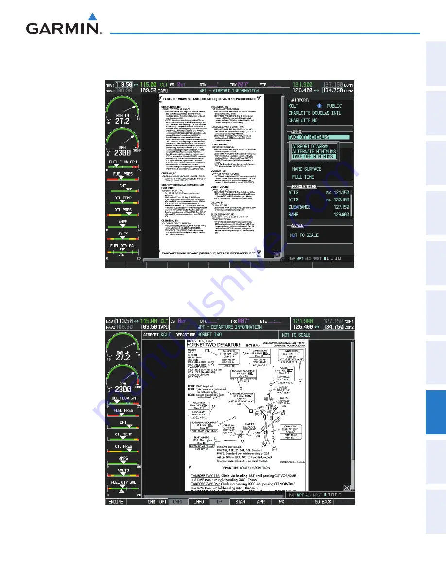 Garmin Diamond DA40 Pilot'S Manual Download Page 461