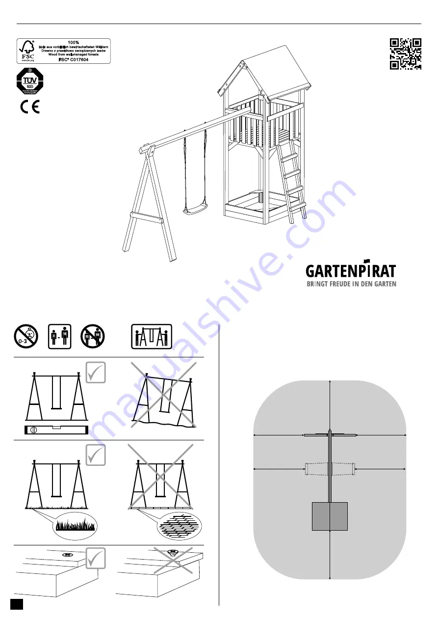 gartenpirat GP1120 Premium S Assembly Instruction Manual Download Page 1