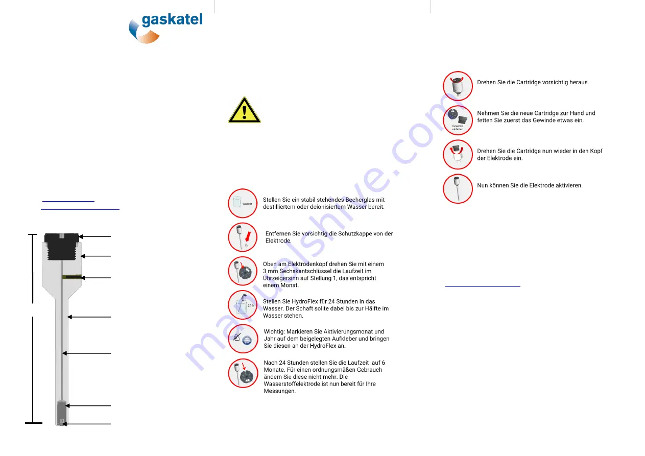 gaskatel HydroFlex Operating Instructions Download Page 1