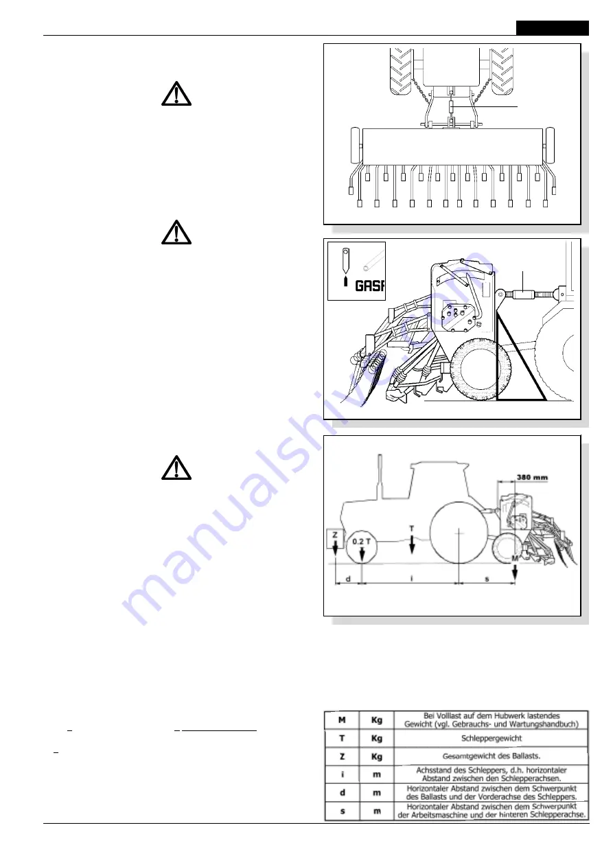 Gaspardo M 250 Use And Maintenance Download Page 47