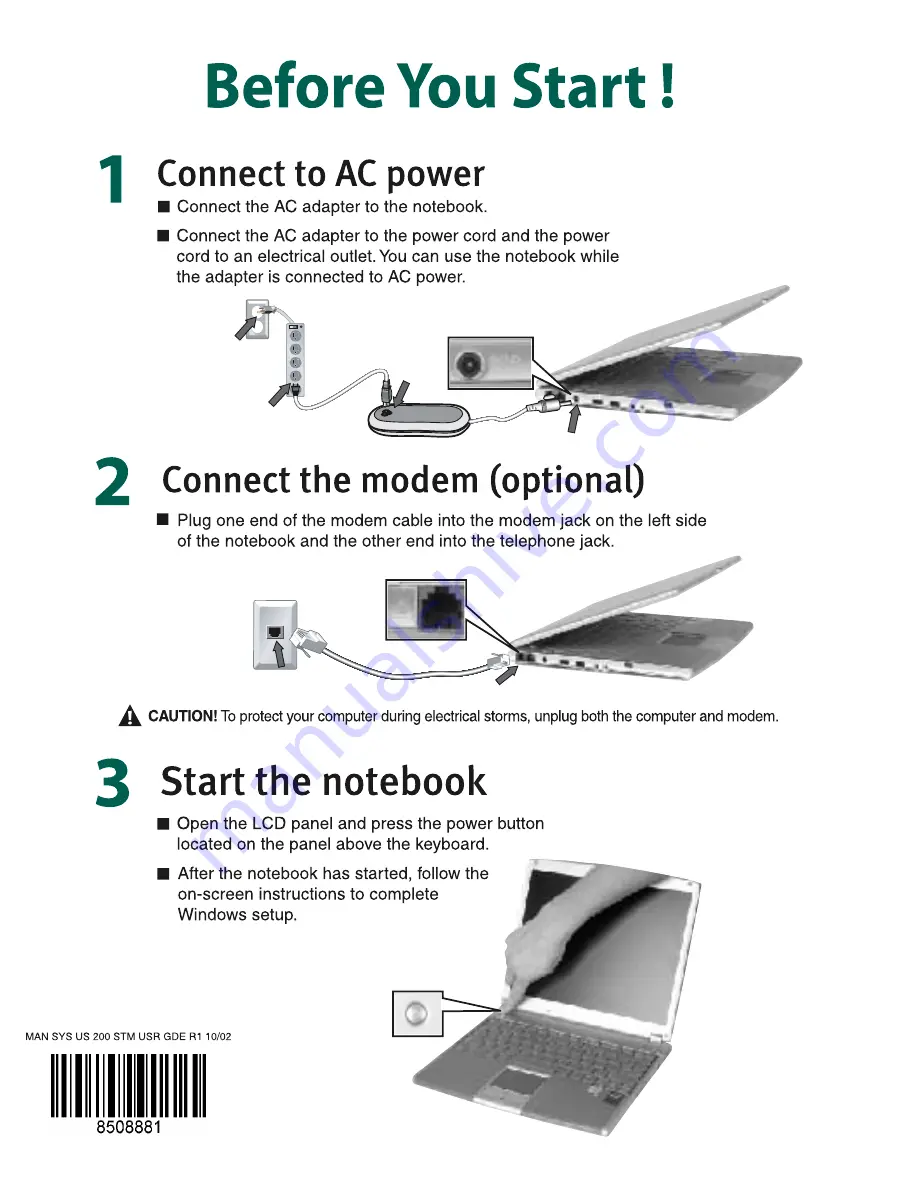 Gateway 200 User Manual Download Page 314