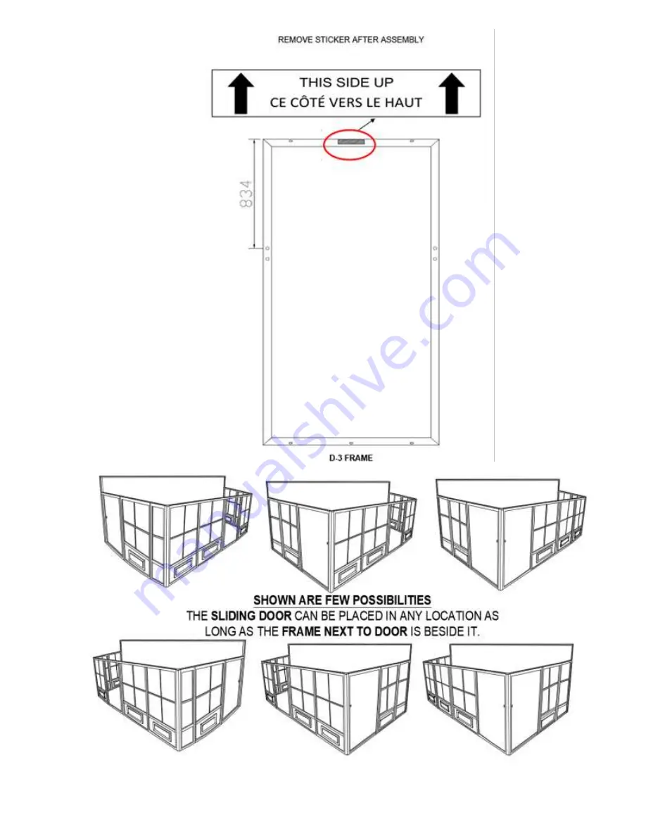 Gazebo penguin W16101/2MR-12 SAND Assembly Instructions Manual Download Page 10