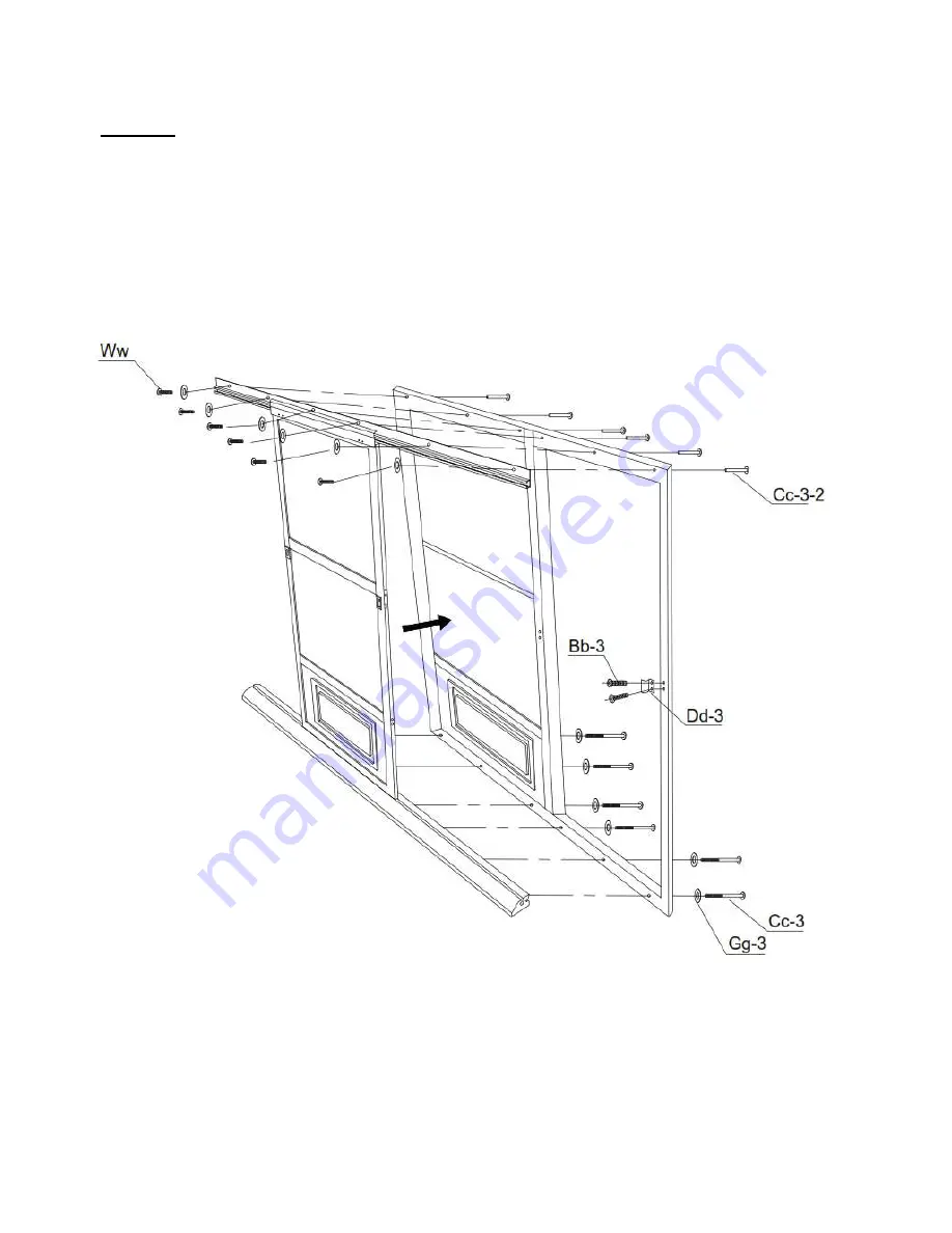 Gazebo penguin W16101/2MR-12 SAND Assembly Instructions Manual Download Page 15