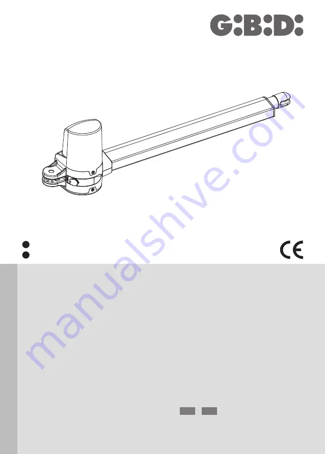 GBD KUDA 150 Instructions For Installations Download Page 9