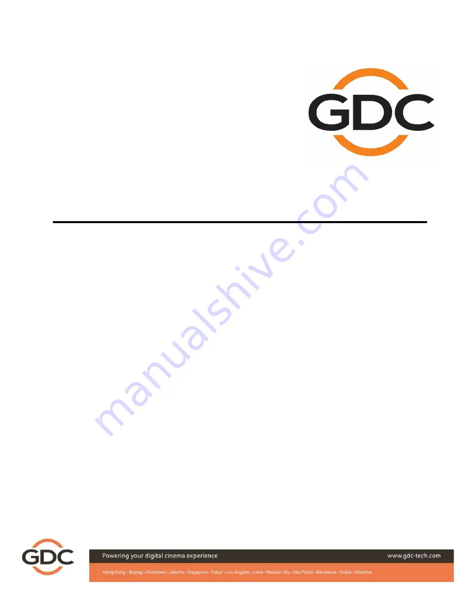 GDC LPU-1000 Installation Manual Download Page 1