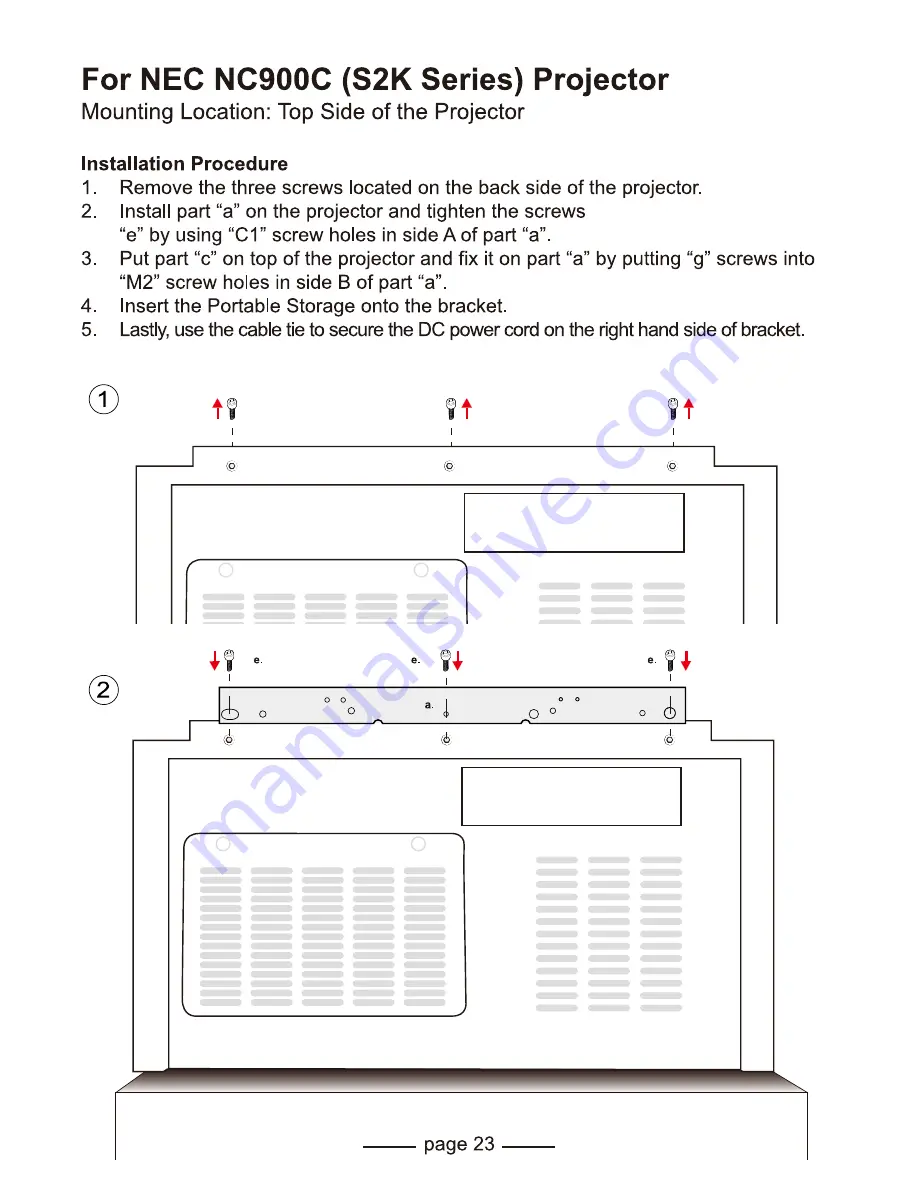 GDC SX-3000 Quick Start Manual Download Page 23