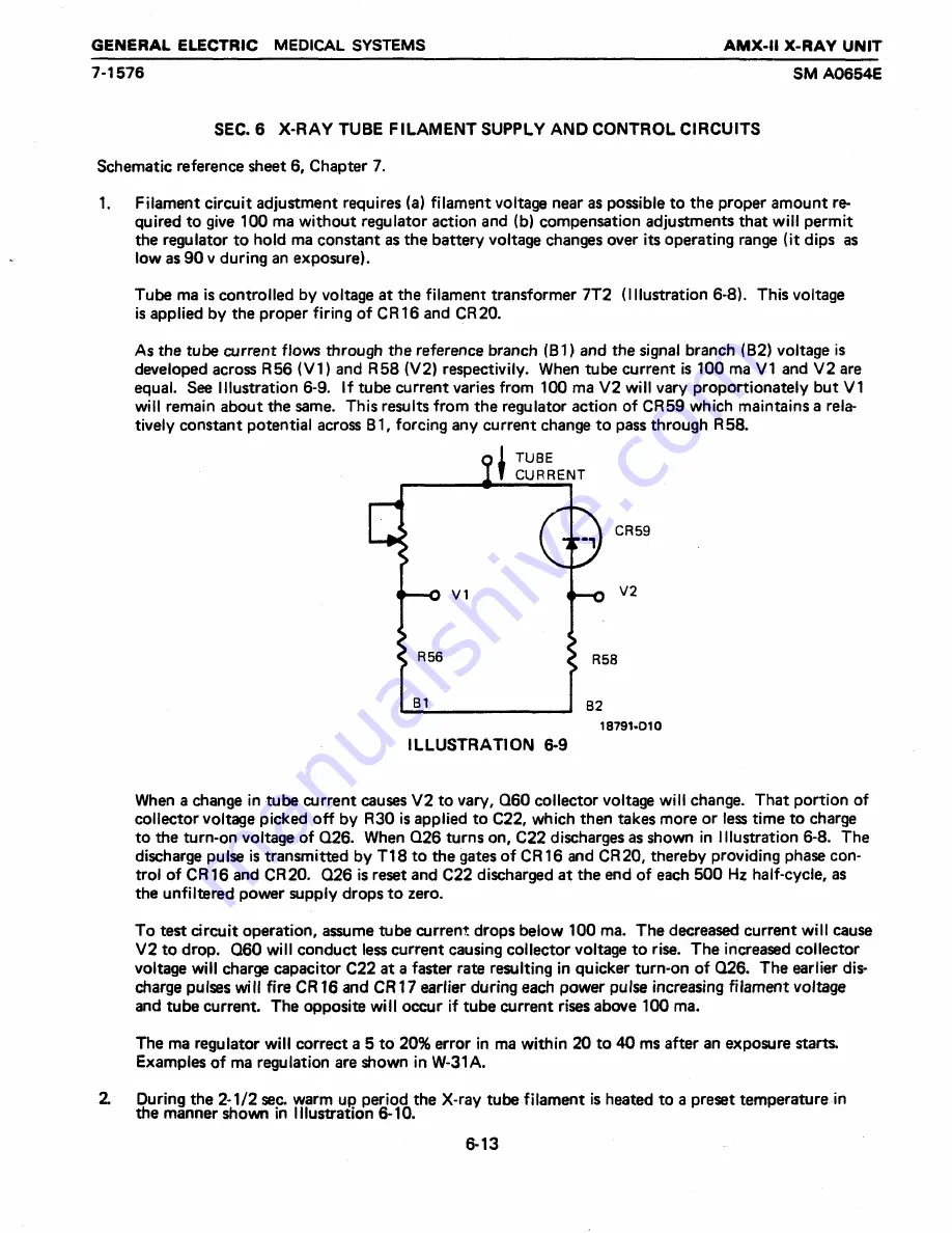 GE AMX-II Service Manual Download Page 172