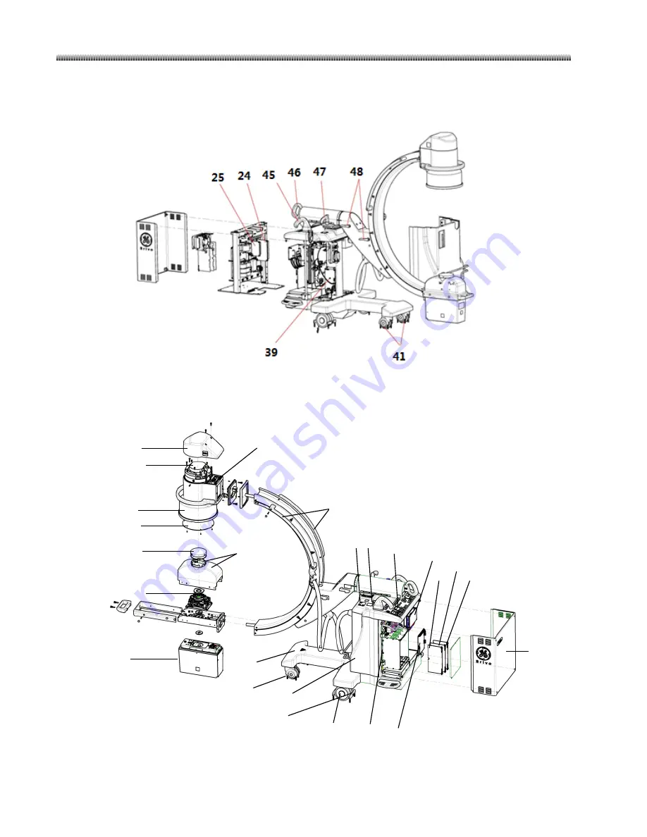 GE Brivo OEC 715 Service Manual Download Page 417