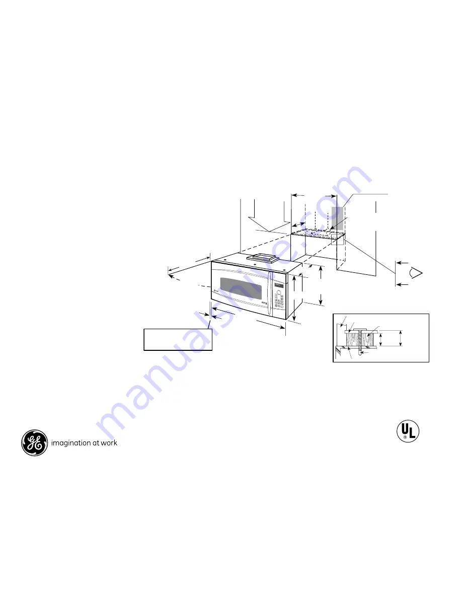 GE CSA1201RSS Dimensions And Installation Information Download Page 1