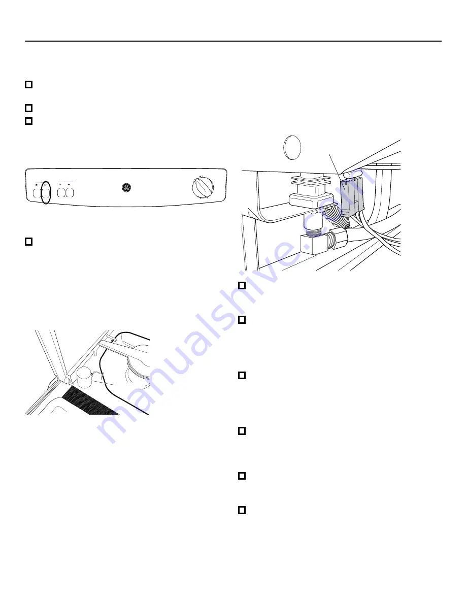 GE Dishwasher Installation Instructions Manual Download Page 14