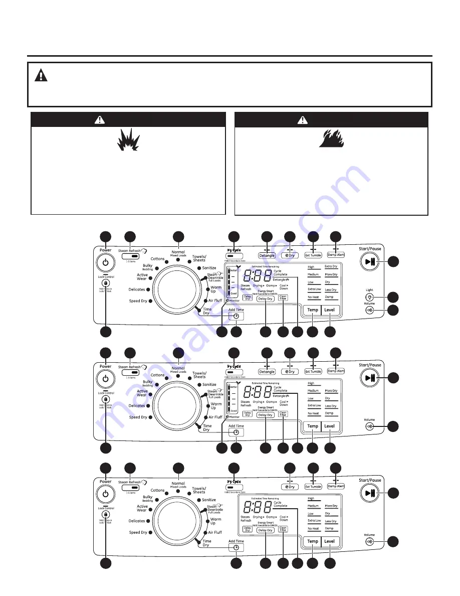 GE GFDR480 Скачать руководство пользователя страница 4