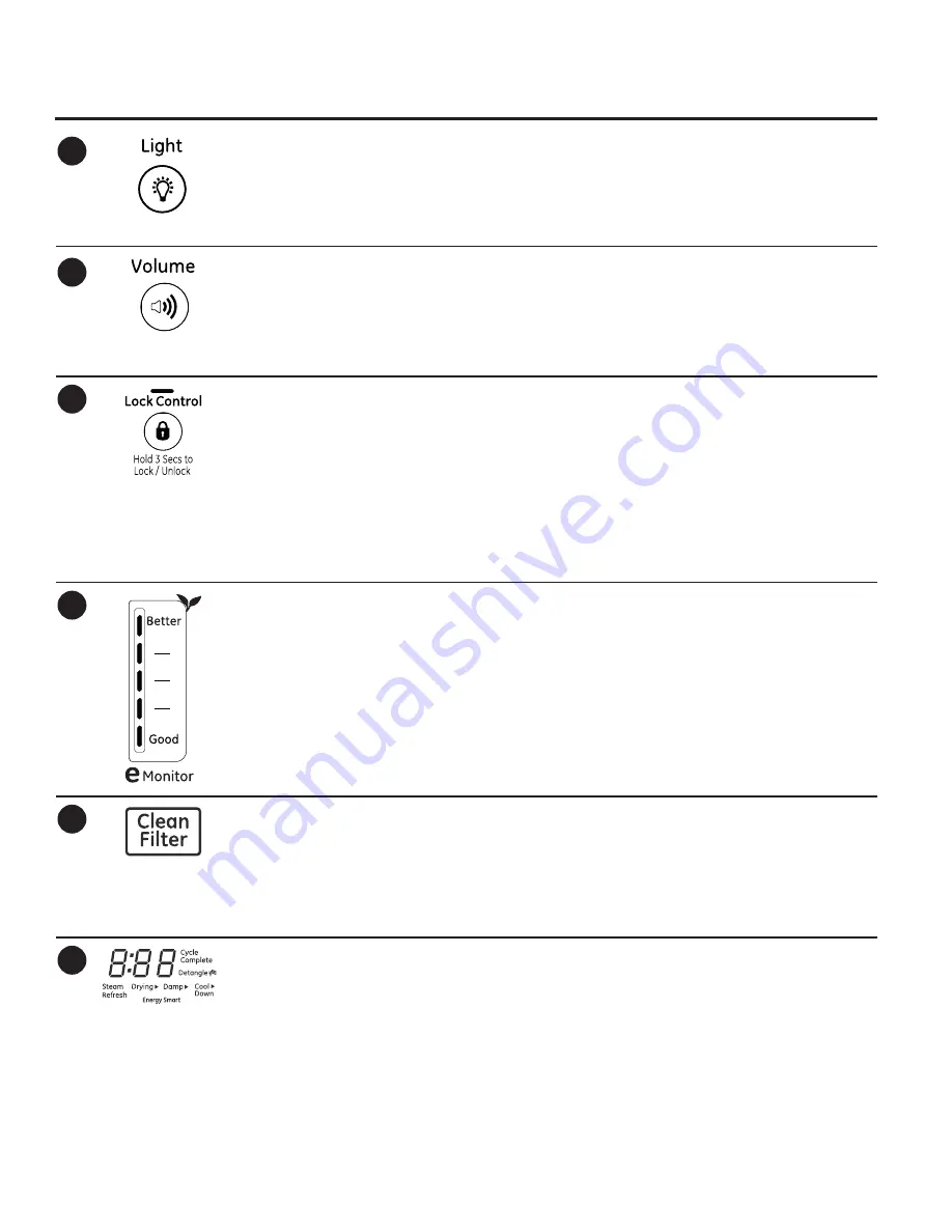 GE GFDR480 Owner'S Manual & Installation Instructions Download Page 8