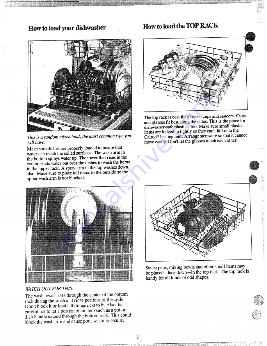 GE GSD800 Use And Care Manual Download Page 8