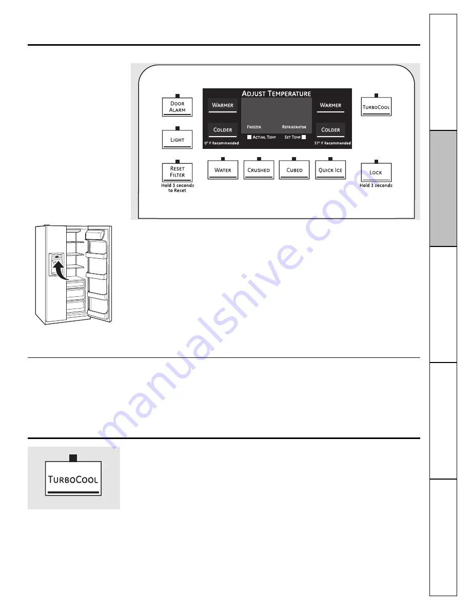 GE GSHF3KGX Owner'S Manual And Installation Download Page 5