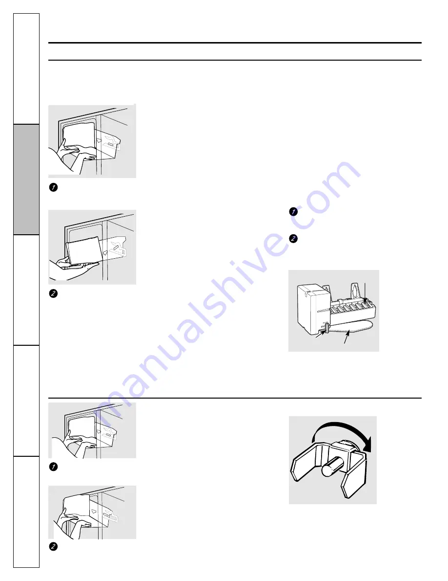 GE GSHF3KGX Owner'S Manual And Installation Download Page 98