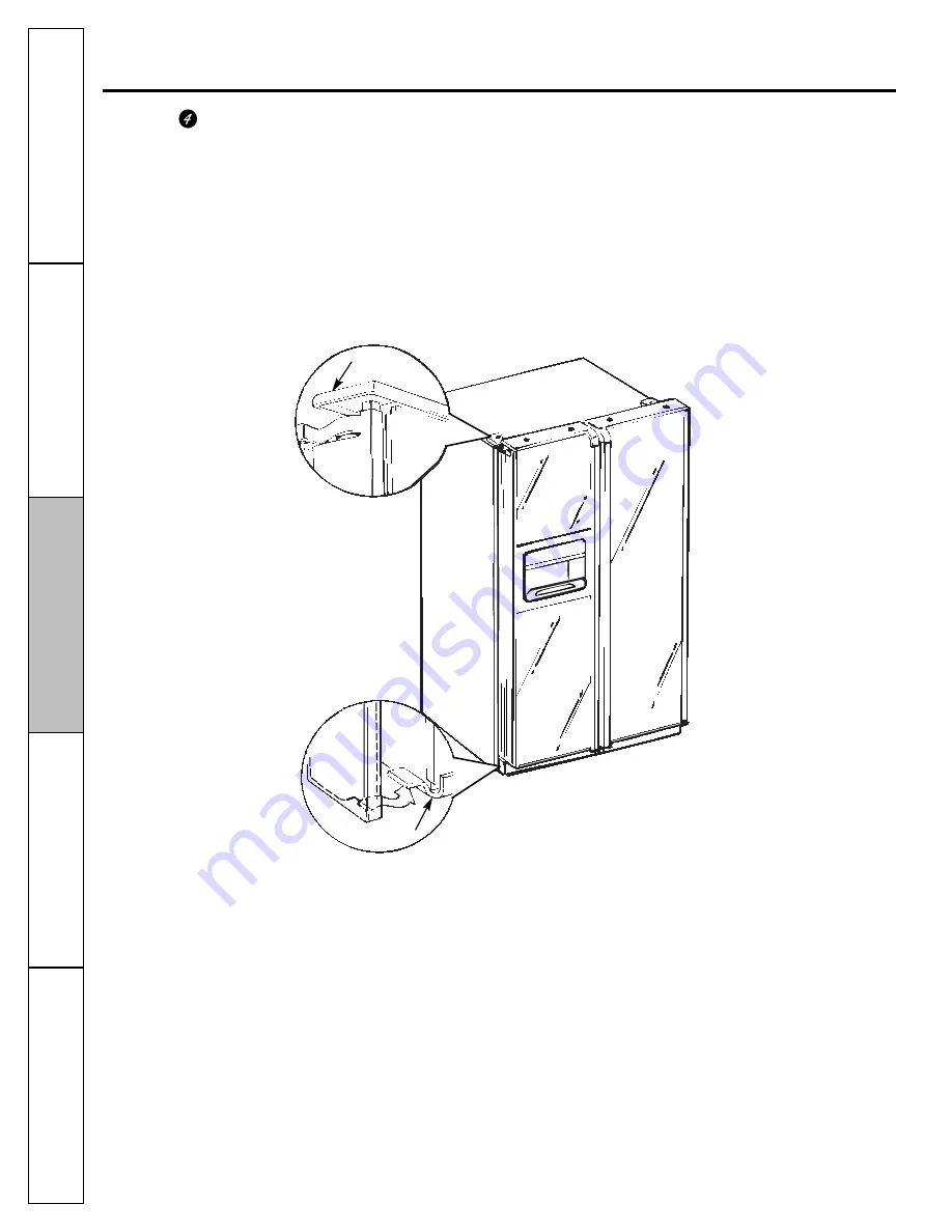 GE GSHF3KGX Owner'S Manual And Installation Download Page 106