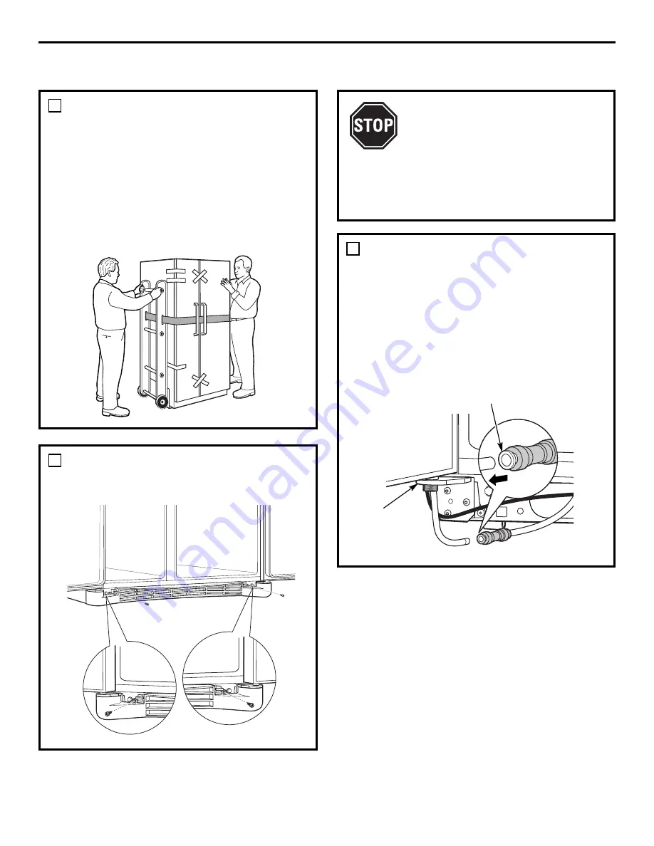 GE GSHF3KGX Owner'S Manual And Installation Download Page 108