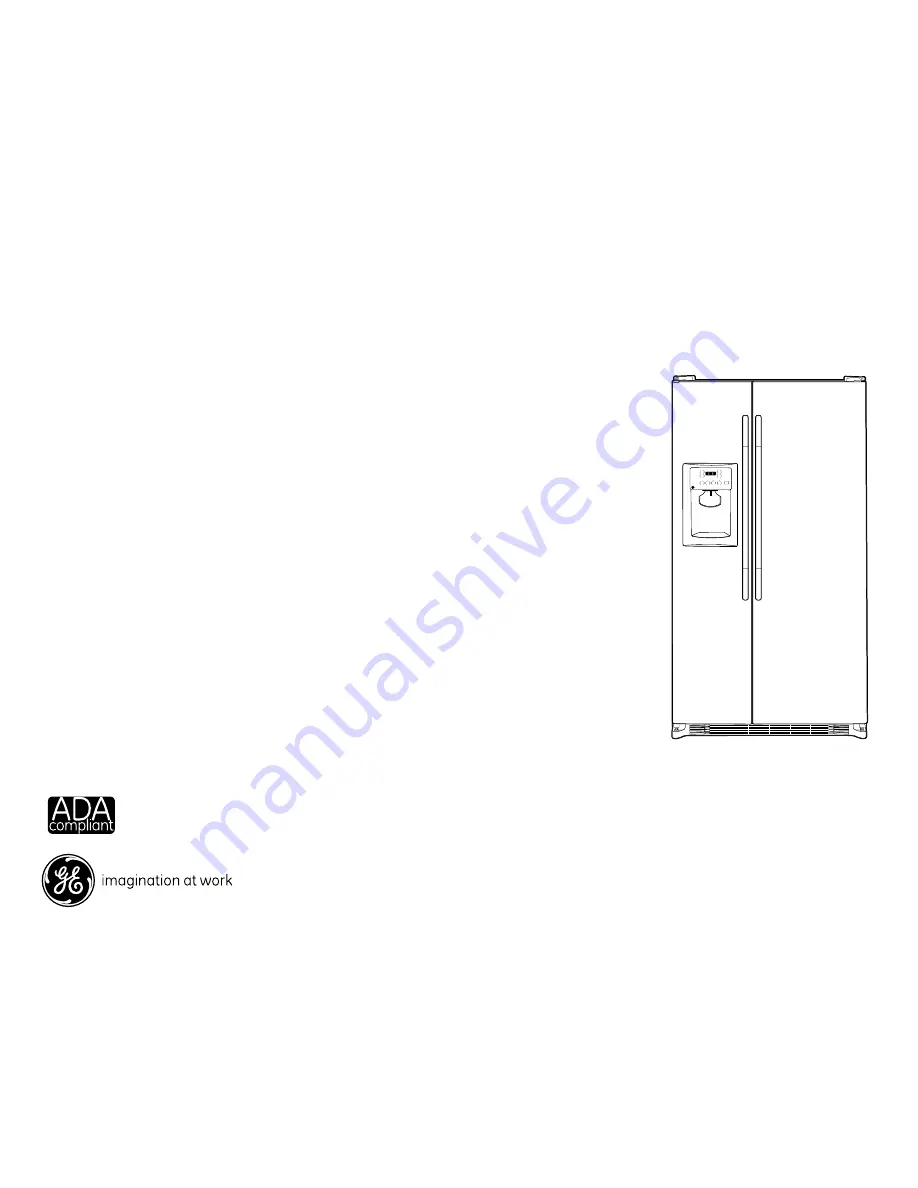 GE GSS25JET Dimensions And Installation Information Download Page 2