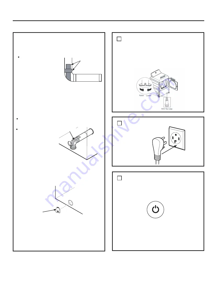 GE GTD69EBPTDG Installation Instructions Manual Download Page 16