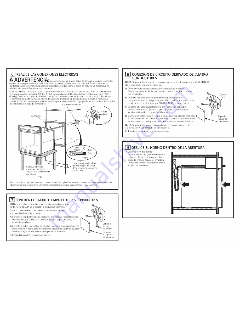 GE JK3000DF3WW Installation Instructions Manual Download Page 14