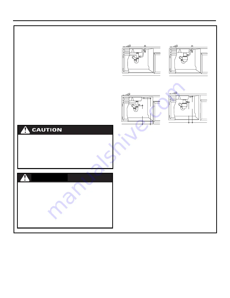 GE Monogram ZBD6400 Series Installation Instructions Manual Download Page 6