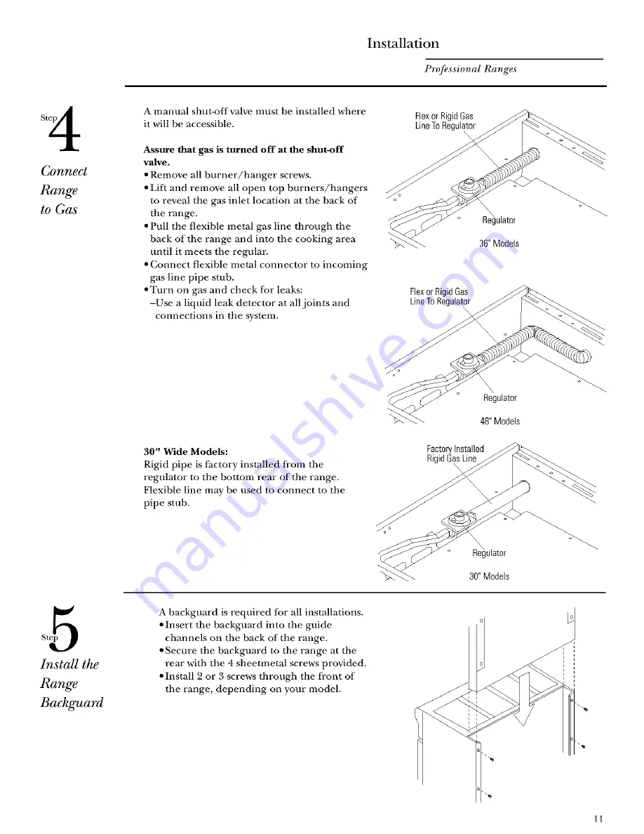 GE Monogram ZDP48N4G Installation Instructions Manual Download Page 11